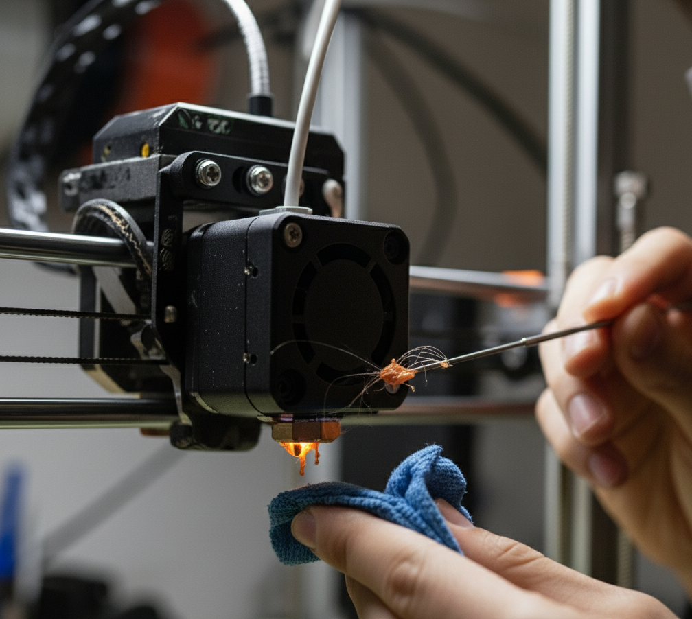 3D Yazıcıda Nozzle Tıkanması: Nedenleri ve Pratik Çözüm Yöntemleri