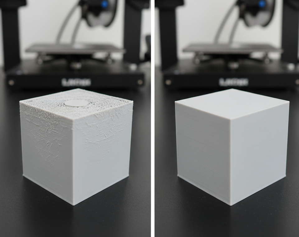 3D Baskıda Üst Katman Sorunları: Pürüzsüz Yüzeylerin Sırrı 