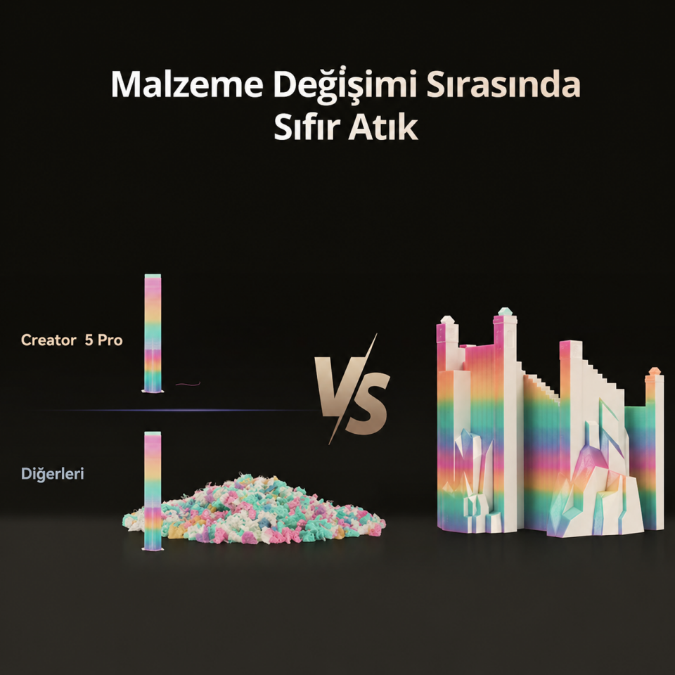 Flashforge Creator 5 Pro 3D Yazıcı