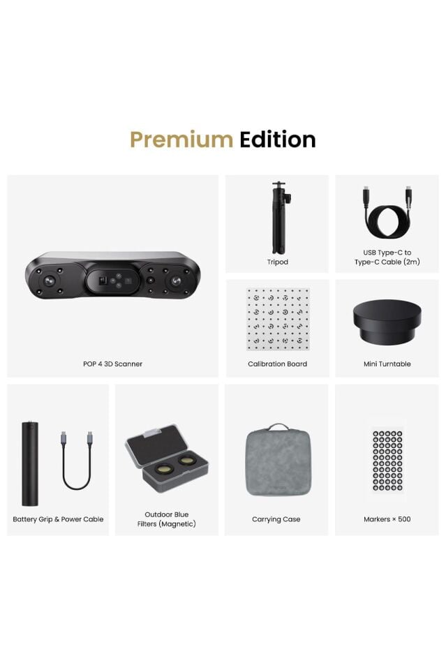Revopoint POP 4 Premium Edition 3D Tarayıcı