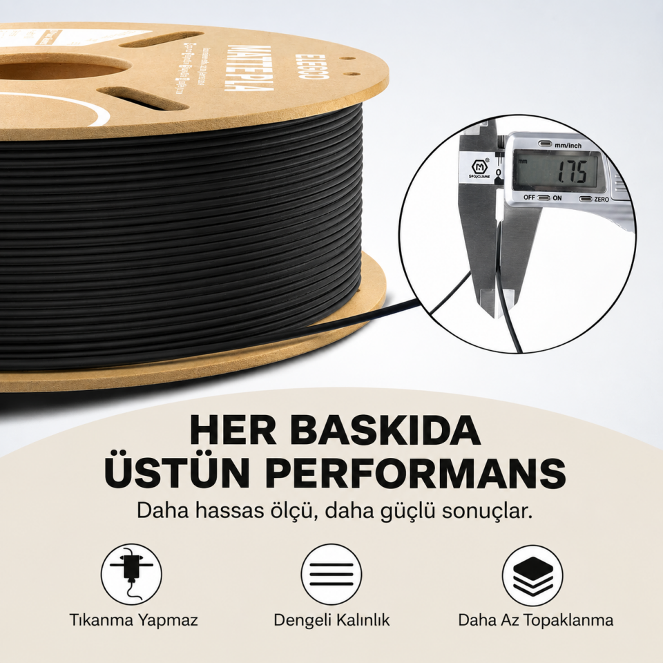 ELEGOO PLA Matte Filament Sunshine Yellow