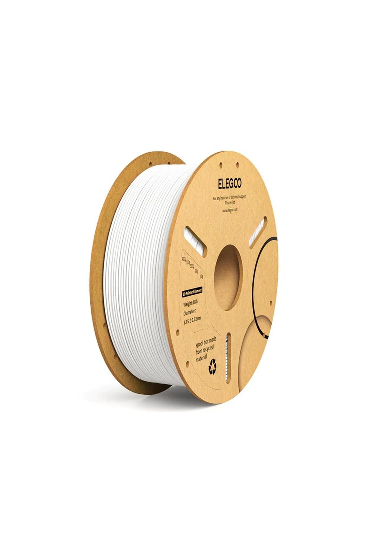 ELEGOO PLA+ Filament Beyaz 1Kg