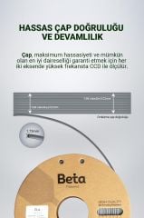 Beta PLA High-Speed Filament Grey