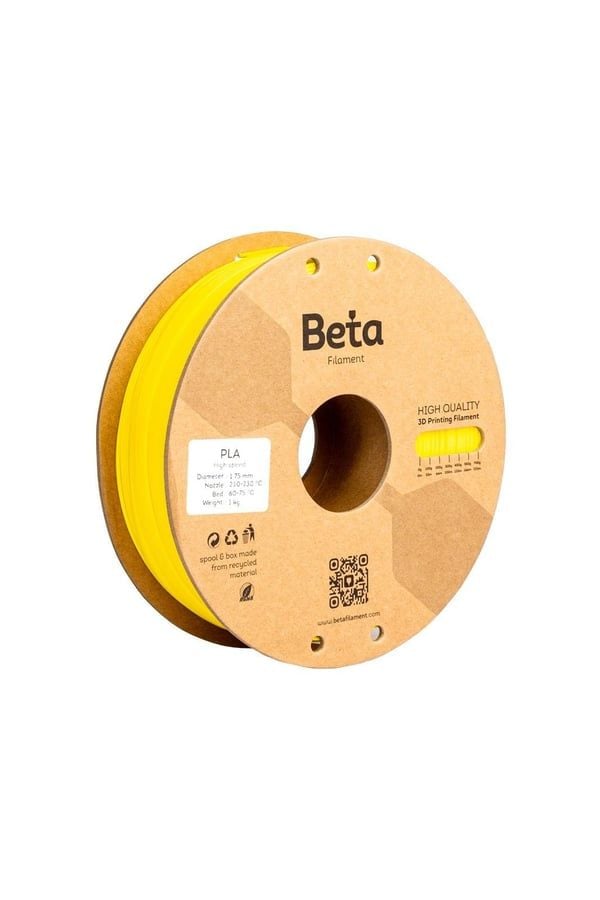 Beta PLA High-Speed Filament Cyber Yellow