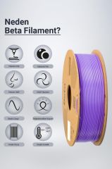 Beta PLA High-Speed Filament Beta Purple