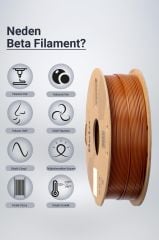 Beta PLA High-Speed Filament Brown