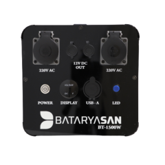 BT-1500W Taşınabilir Güç İstasyonu