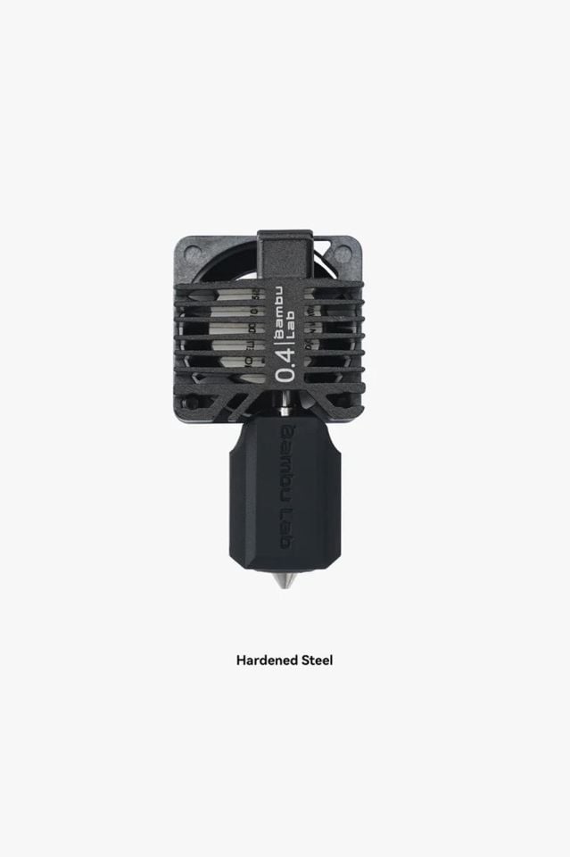 Bambu Lab Complete Hotend Assembly With Hardened Steel Nozzle 0.4 mm X1E