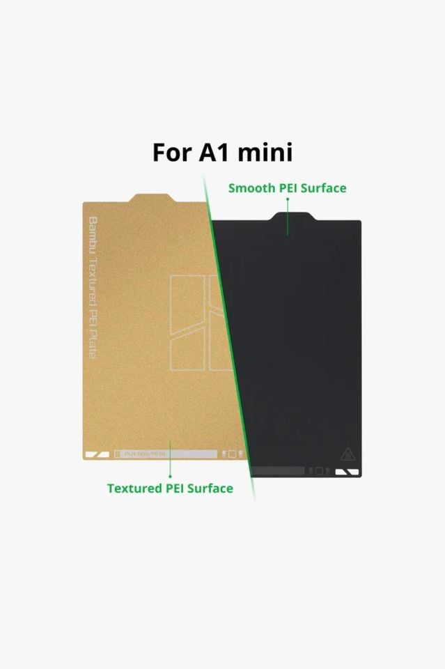 Bambu Lab Bambu Smooth and Textured PEI Plate A1 Mini