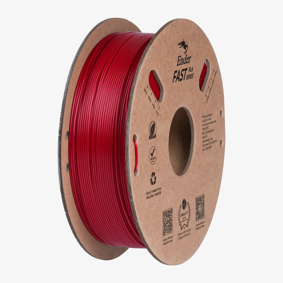 Creality Ender Fast PLA Filament Ateş Kırmızı 1.75mm 1kg