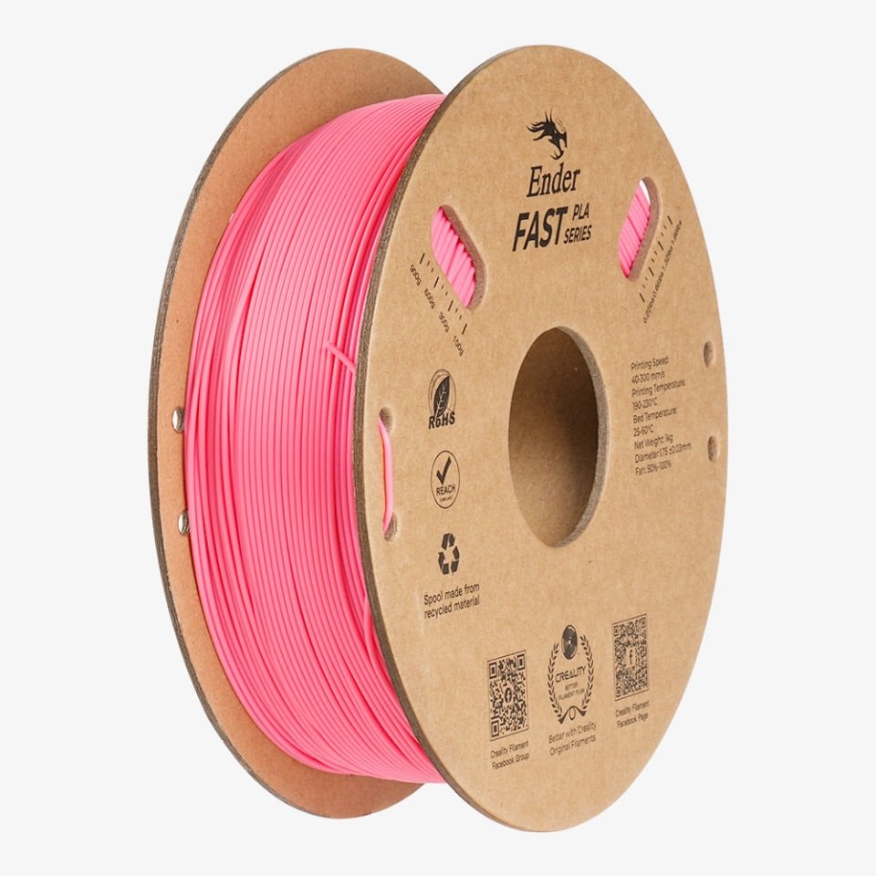 Creality Ender Fast PLA Filament Pembe 1.75mm 1kg