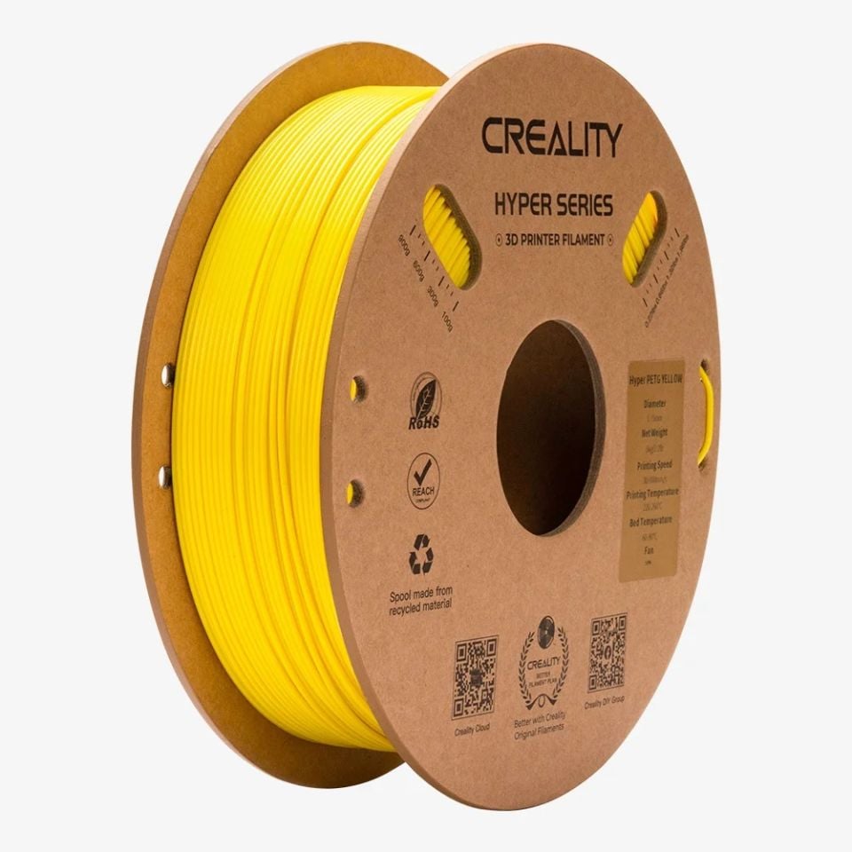 Creality Hyper PETG Filament Sarı 1.75mm 1kg