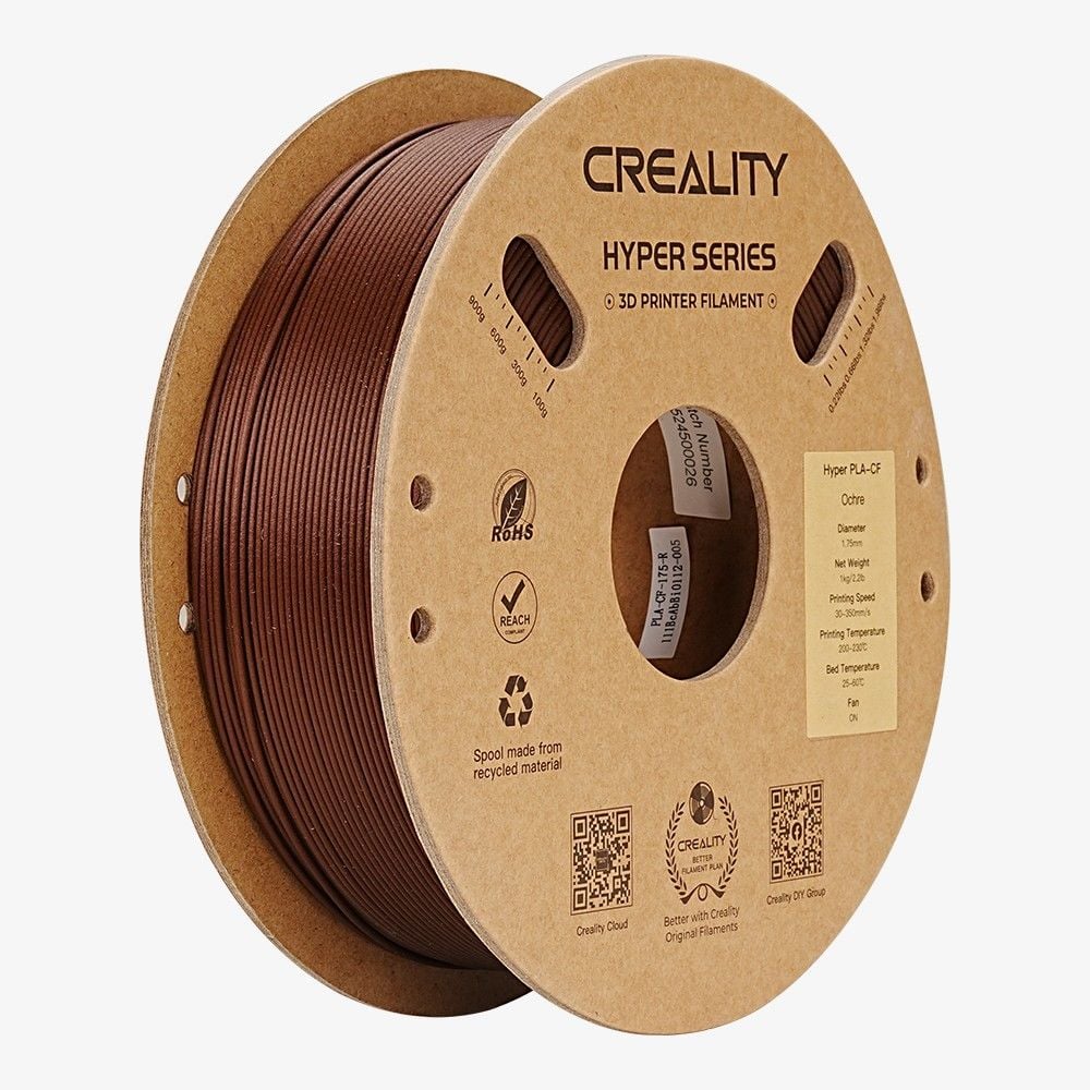 Creality Hyper PLA Karbon Fiber Filament Ochre 1.75mm 1kg