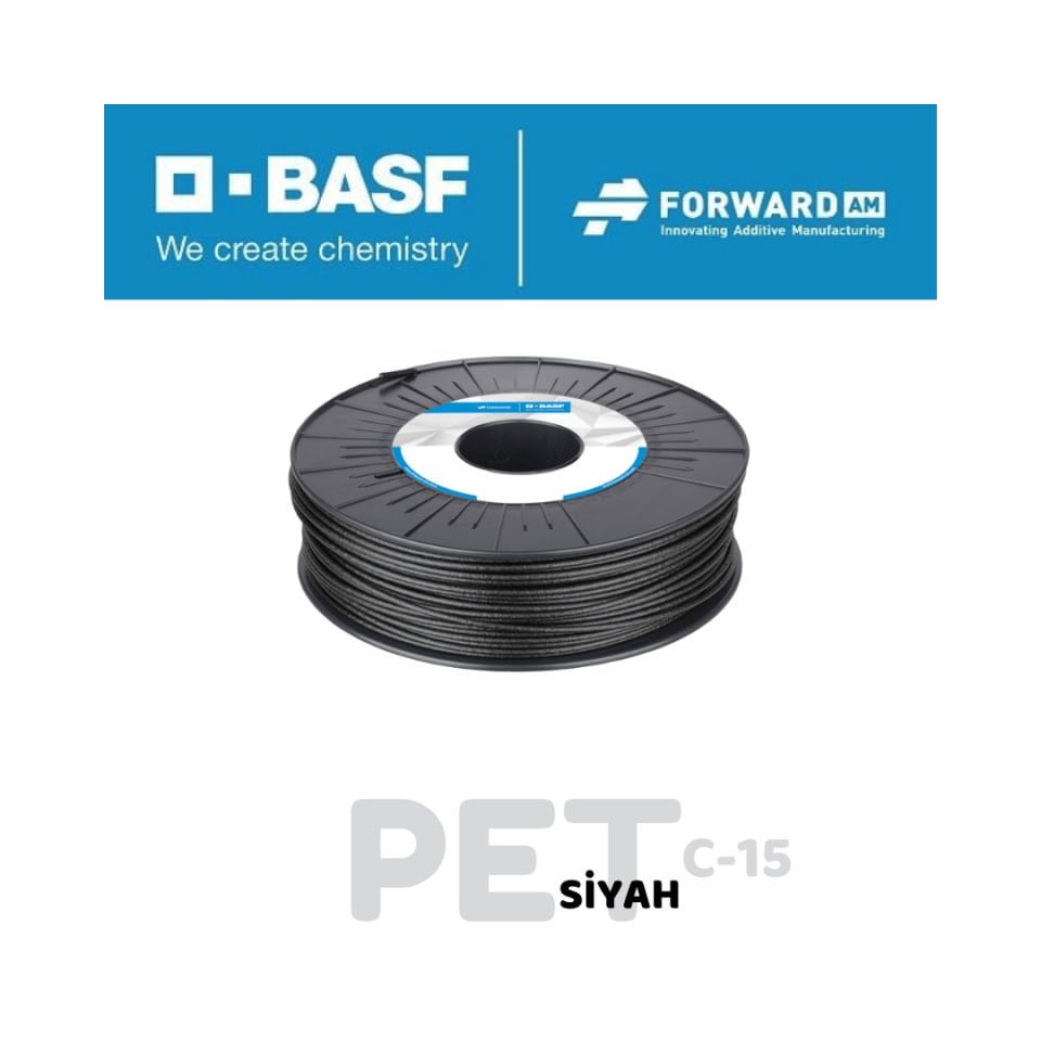 BASF Ultrafuse PET CF15 Siyah Filament