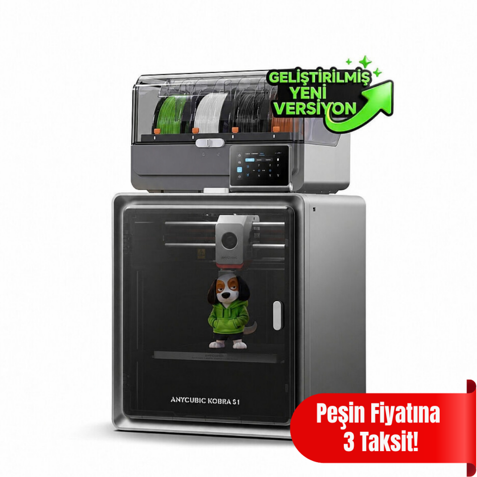 Anycubic Kobra S1 V2 Combo 3D Yazıcı