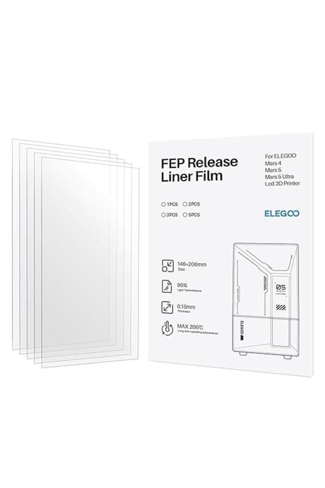 ELEGOO PFA films for Mars 5/5 Ultra (5pcs)