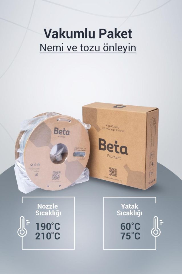 Beta PLA-Silk Filament Silver