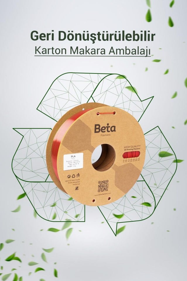 Beta PLA-Magic Silk Filament Red Green