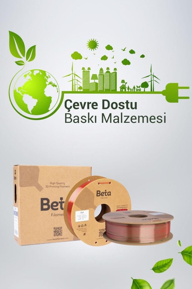 Beta PLA-Magic Silk Filament Red Green