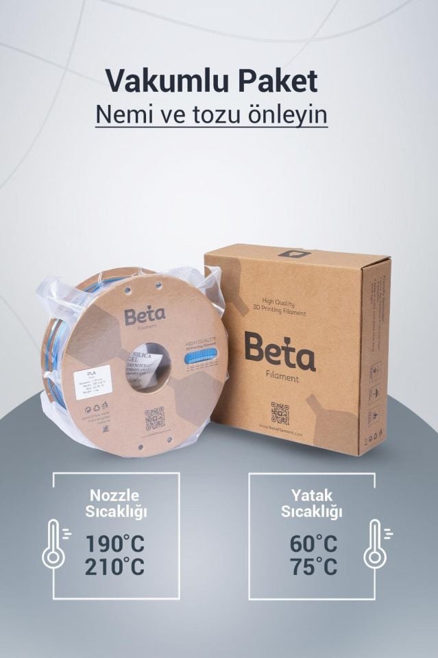 Beta PLA-Magic Silk Filament Blue Orange