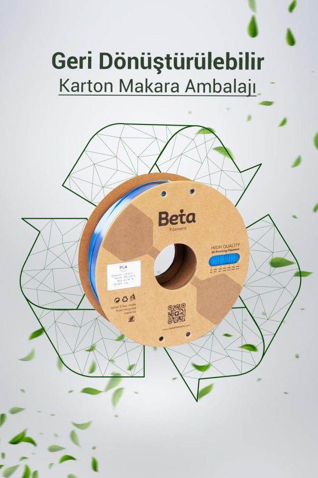 Beta PLA-Magic Silk Filament Blue Orange