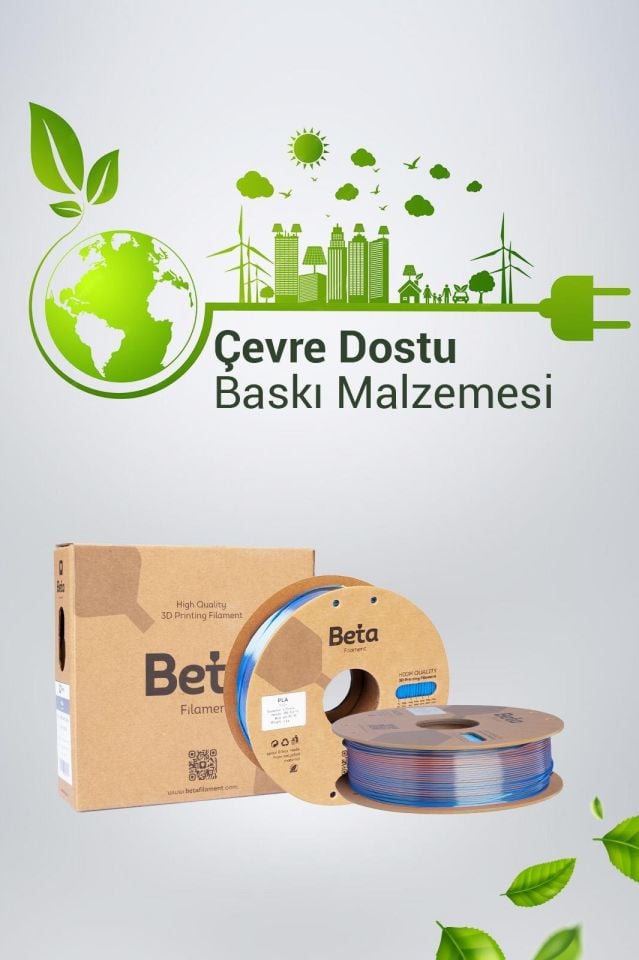 Beta PLA-Magic Silk Filament Blue Orange