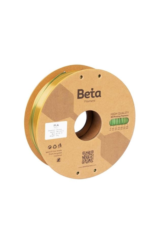 Beta PLA-Mystic Silk Filament Gold Green Fuchsia