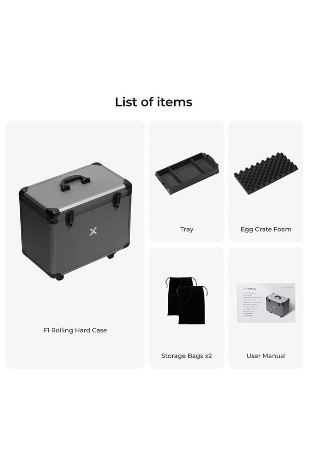 xTool Rolling Hard Case F1