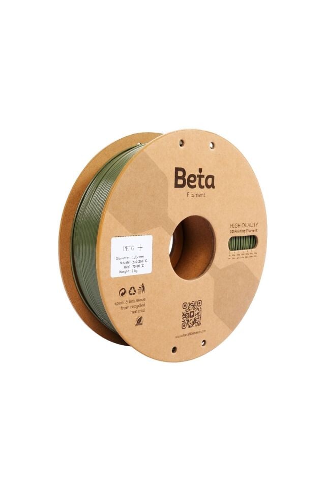Beta PETG+ Filament Army Green