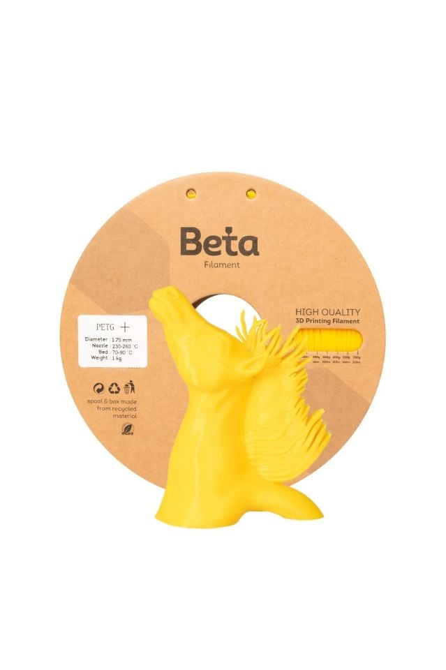 Beta PETG+ Filament Yellow