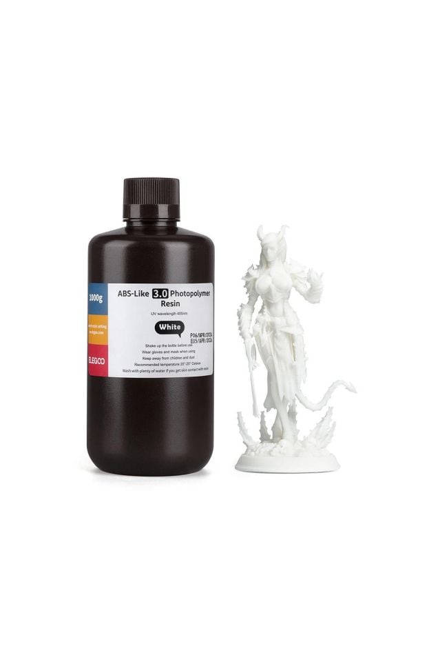 Elegoo ABS-Like 3.0 Resin 1 Kg White