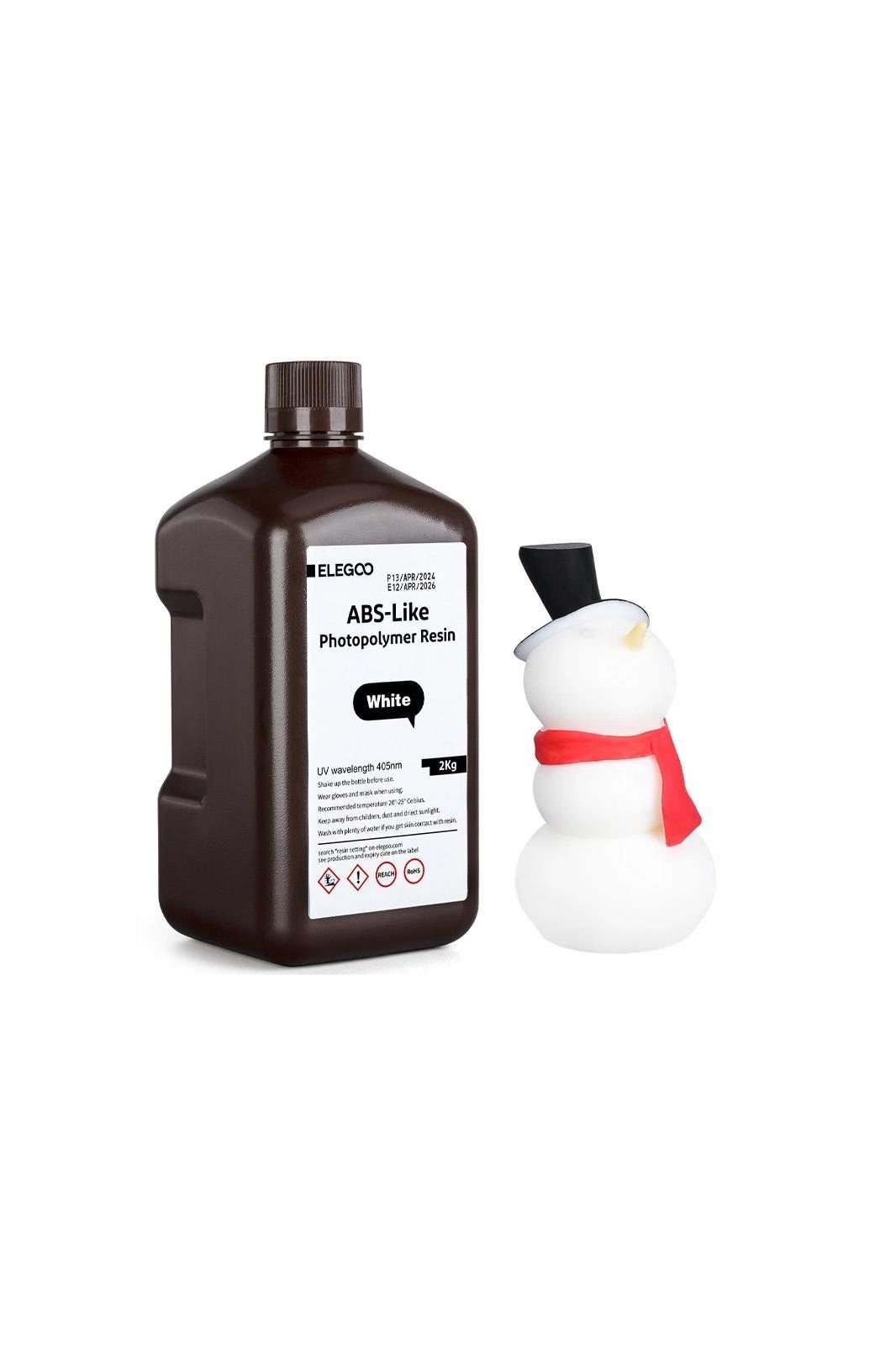 ELEGOO ABS-like Resin 2 Kg White