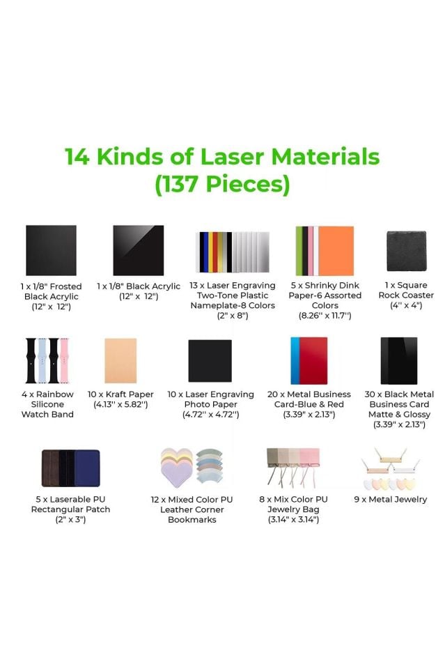 xTool F1 Laser Material Kit