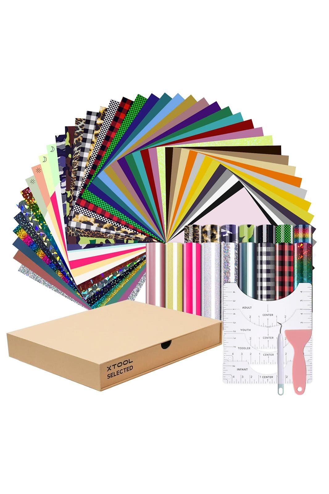 xTool Heat Transfer Vinyl Kit 80pcs
