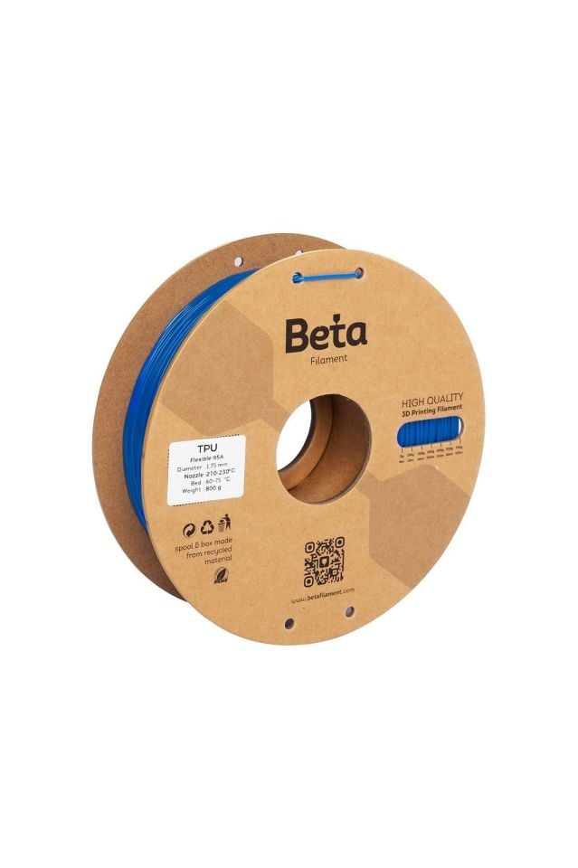 Beta TPU 95A Filament Gemstone Blue