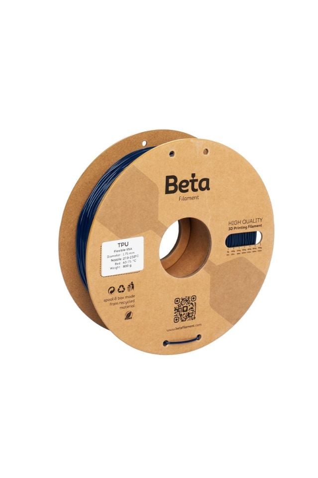Beta TPU 95A Filament Navy Blue