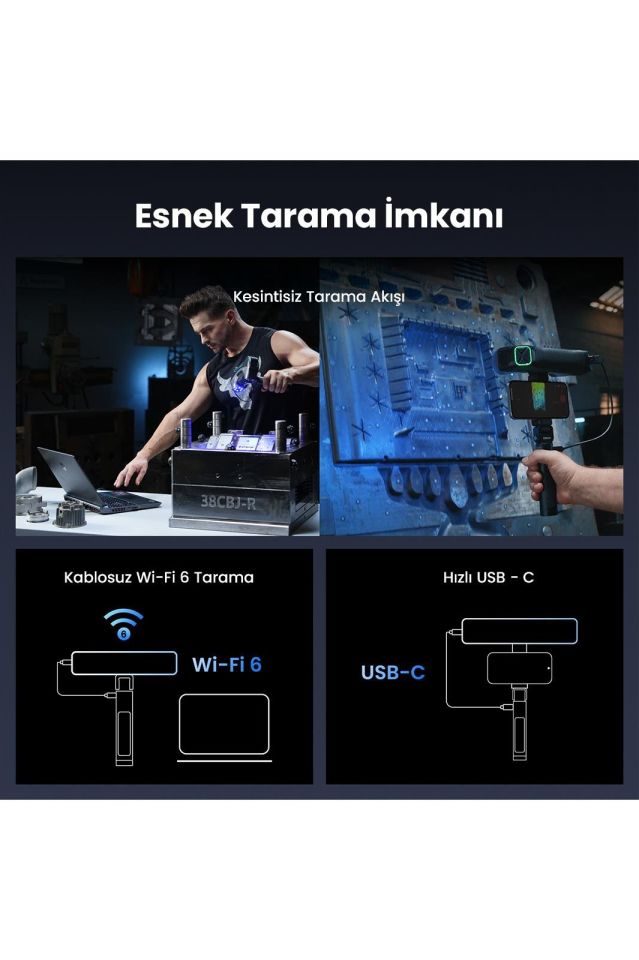 Revopoint MetroY 3D Tarayıcı