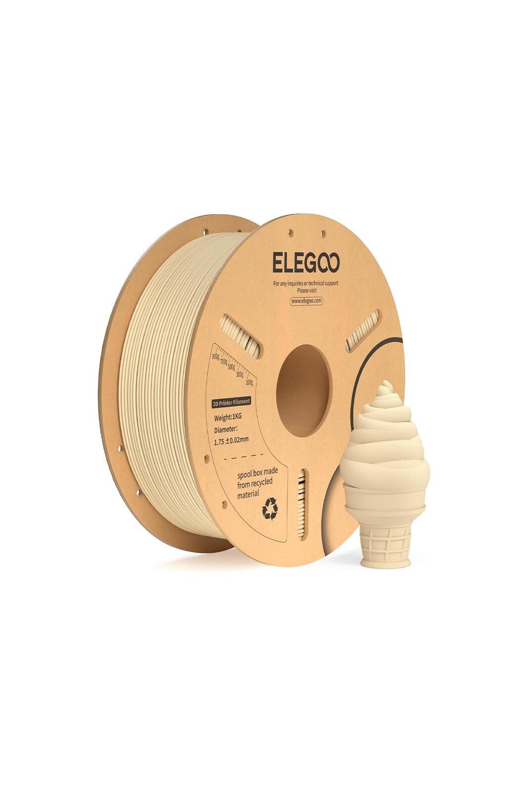 Elegoo PLA+ Filament Beige