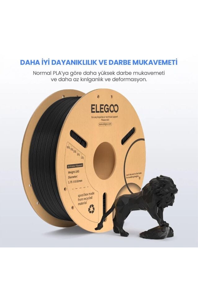 Elegoo PLA+ Filament Space Grey