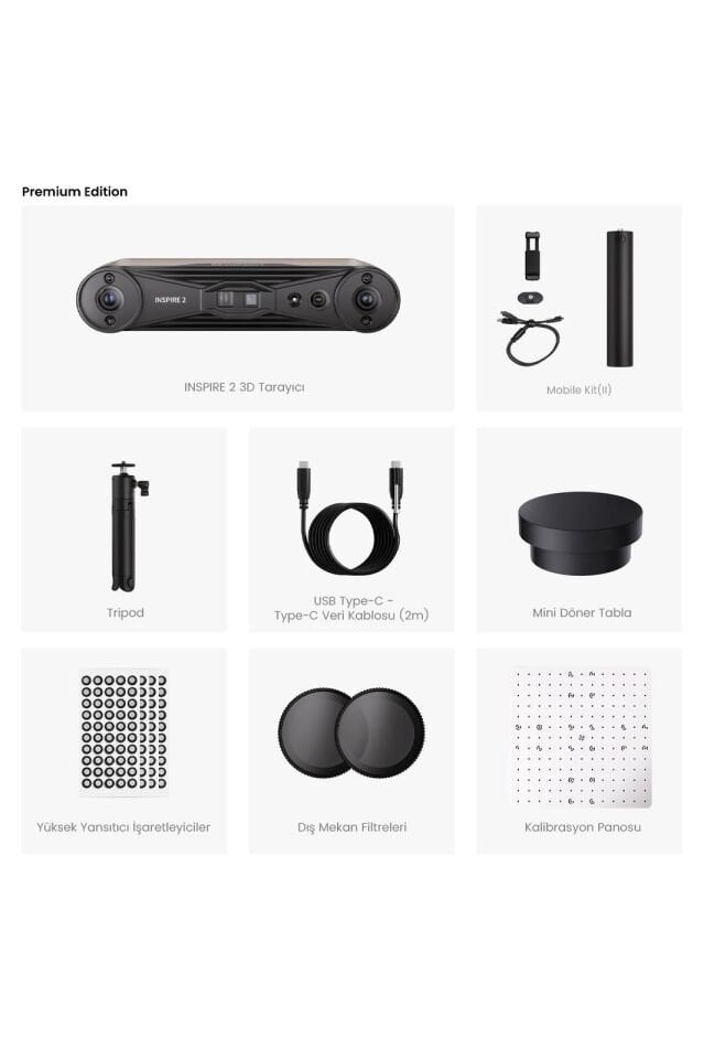 Revopoint Inspire 2 Premium Edition 3D Tarayıcı