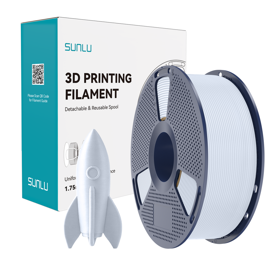 SUNLU PLA High Speed Filament Beyaz 1.75mm 1kg