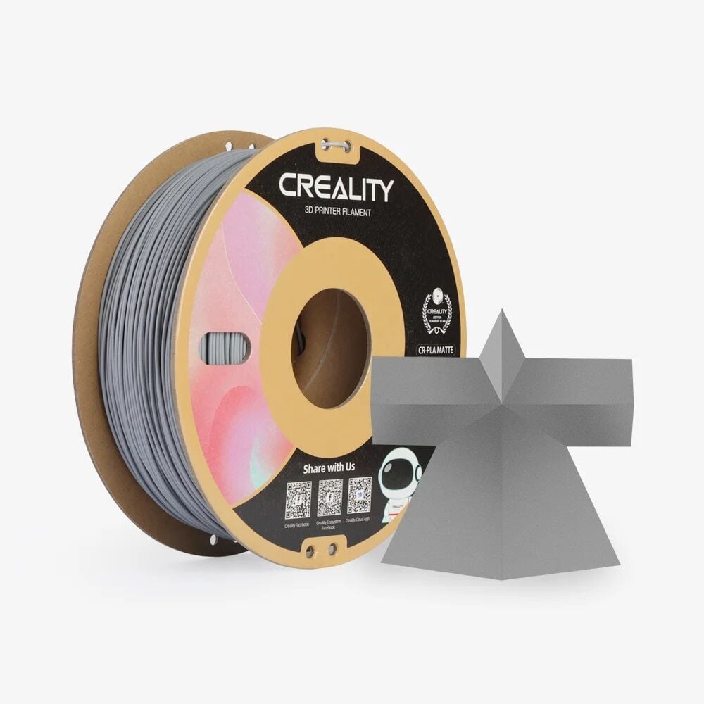 Creality CR-PLA Matte Filament Gri 1.75mm 1kg
