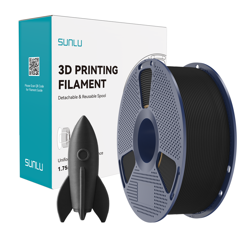 SUNLU PLA High Speed Filament Siyah 1.75mm 1kg