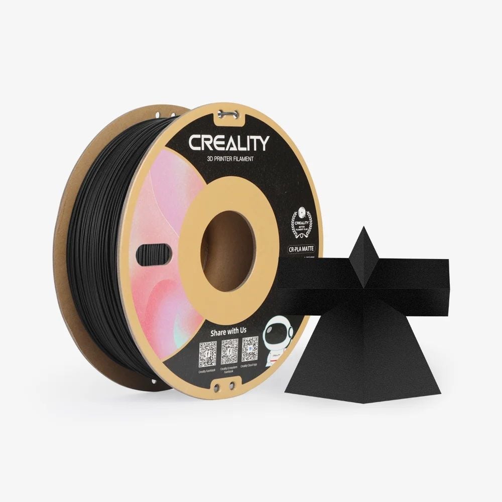 Creality CR-PLA Matte Filament Siyah 1.75mm 1kg