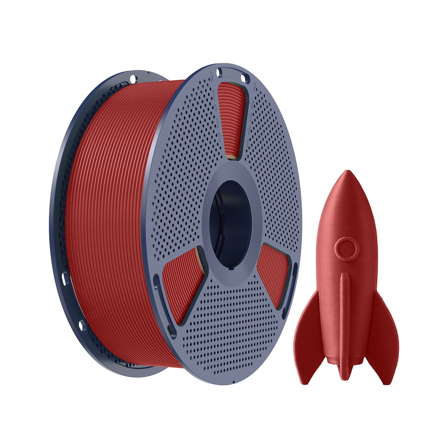 SUNLU High Speed PLA Filament Kırmızı 1.75mm 1kg