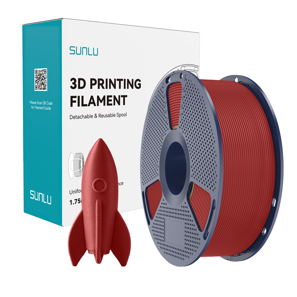 SUNLU High Speed PLA Filament Kırmızı 1.75mm 1kg