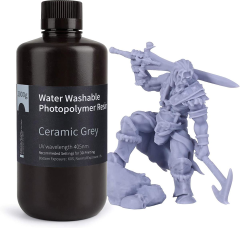 ELEGOO Suda Yıkanabilir Reçine Seramik Gri - 0.5 Kg