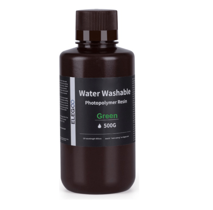 ELEGOO Suda Yıkanabilir Reçine Yeşil - 0.5 Kg